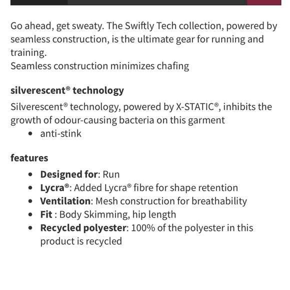 Lululemon Swiftly Tech Short Sleeve 2.0 Prism Stripe Turquoise Tide Size 10 - Picture 6 of 6